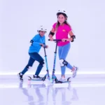 Scooter Neo Chrome Kick mit LED Rädern